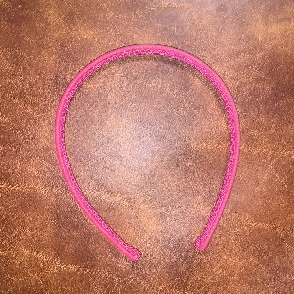 Set of three headband fabric designs: animal print with bow pink black